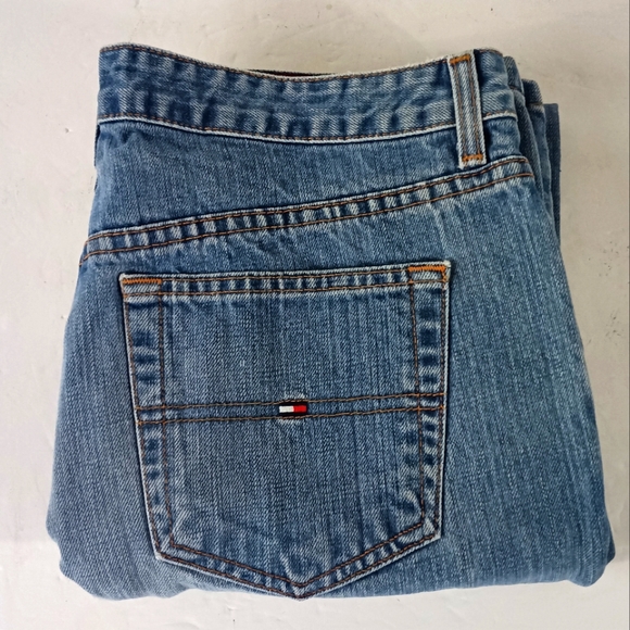 Tommy Hilfiger Denim - Tommy Hilfiger Lorider Zip Bootcut Blue Jeans Women's Size 10 Light Wash Denim